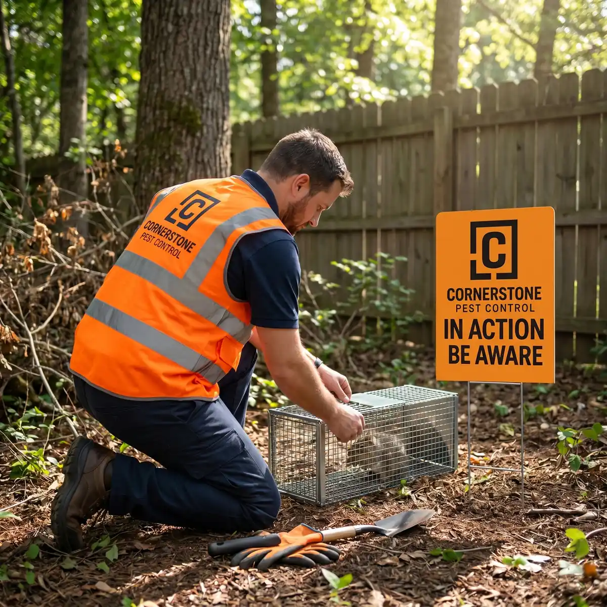 Grey squirrel and wildlife management at a property in Surrey.